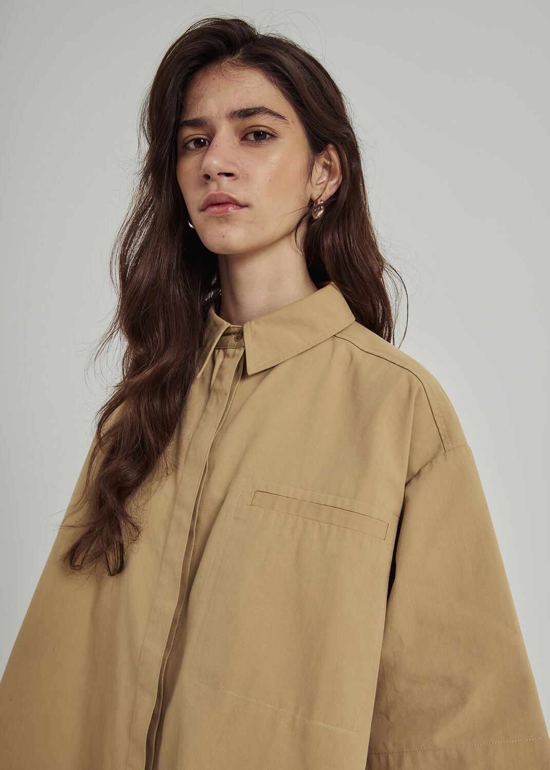 ESTHER SS SHIRT CAMEL