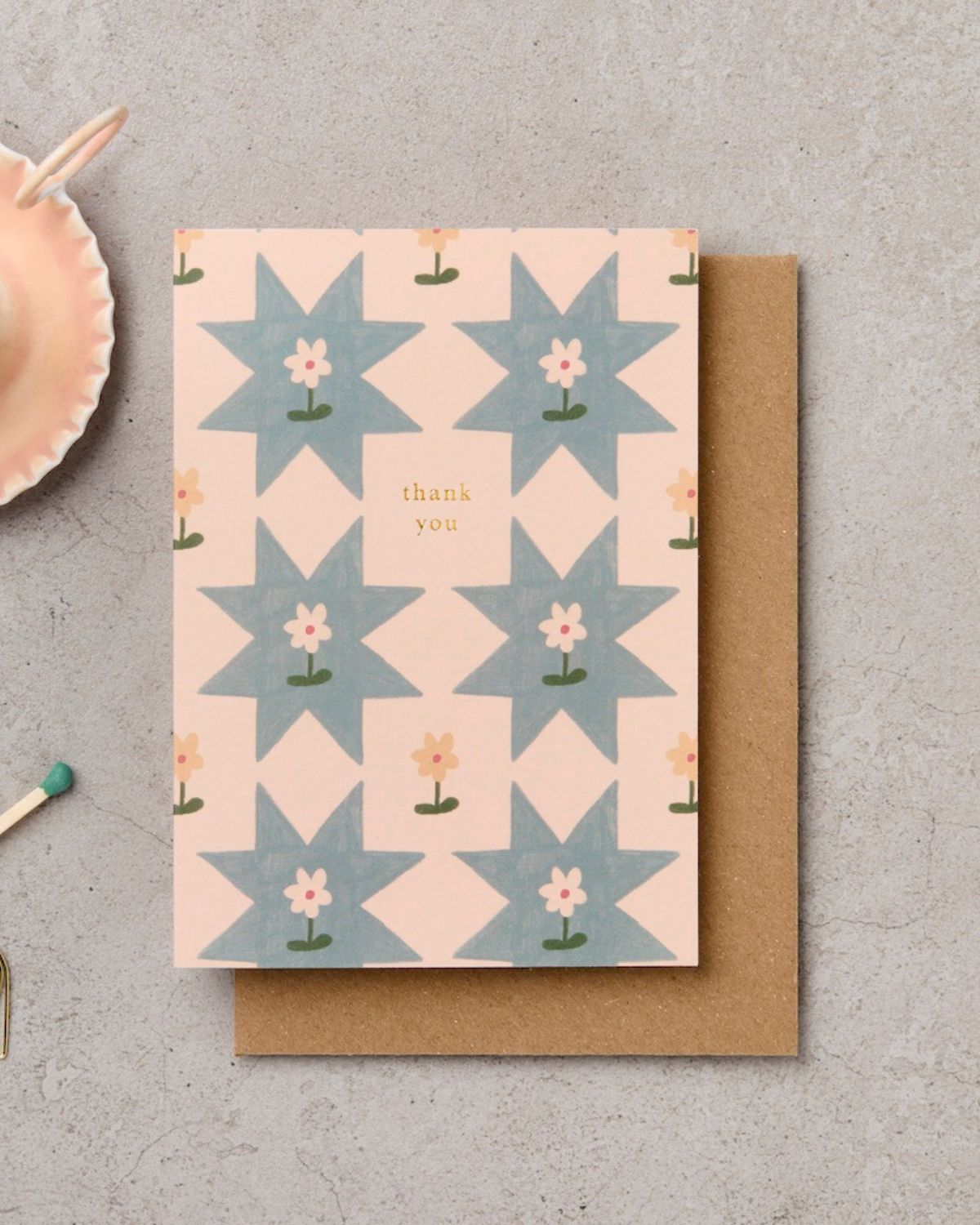 THANK YOU QUILT CARD