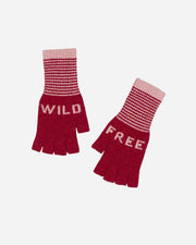 WILD + FREE FINGERLESS GLOVES RHUBARB/PINK