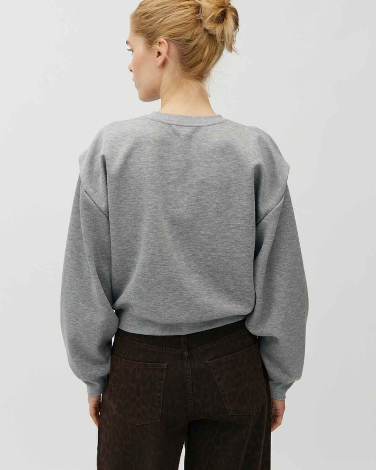 AQUILINA SWEATSHIRT MEDIUM GREY MELANGE