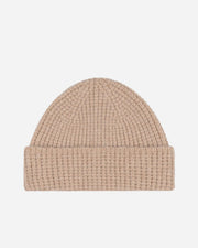 ANGORA TUCK STITCH BEANIE OAT