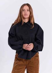 OTILIA LS SHIRT BLACK