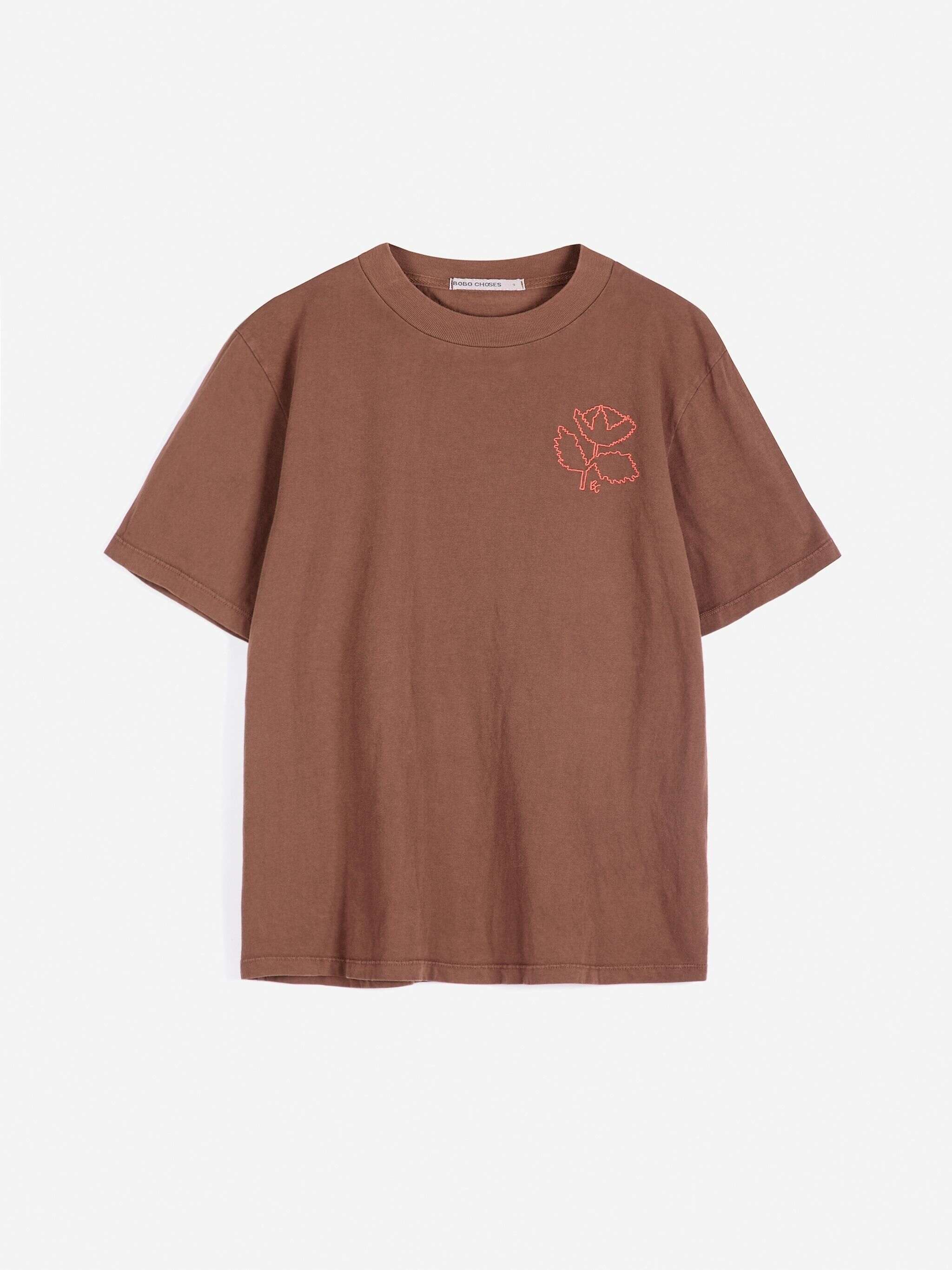 RED VIBRANT FLOWER T-SHIRT