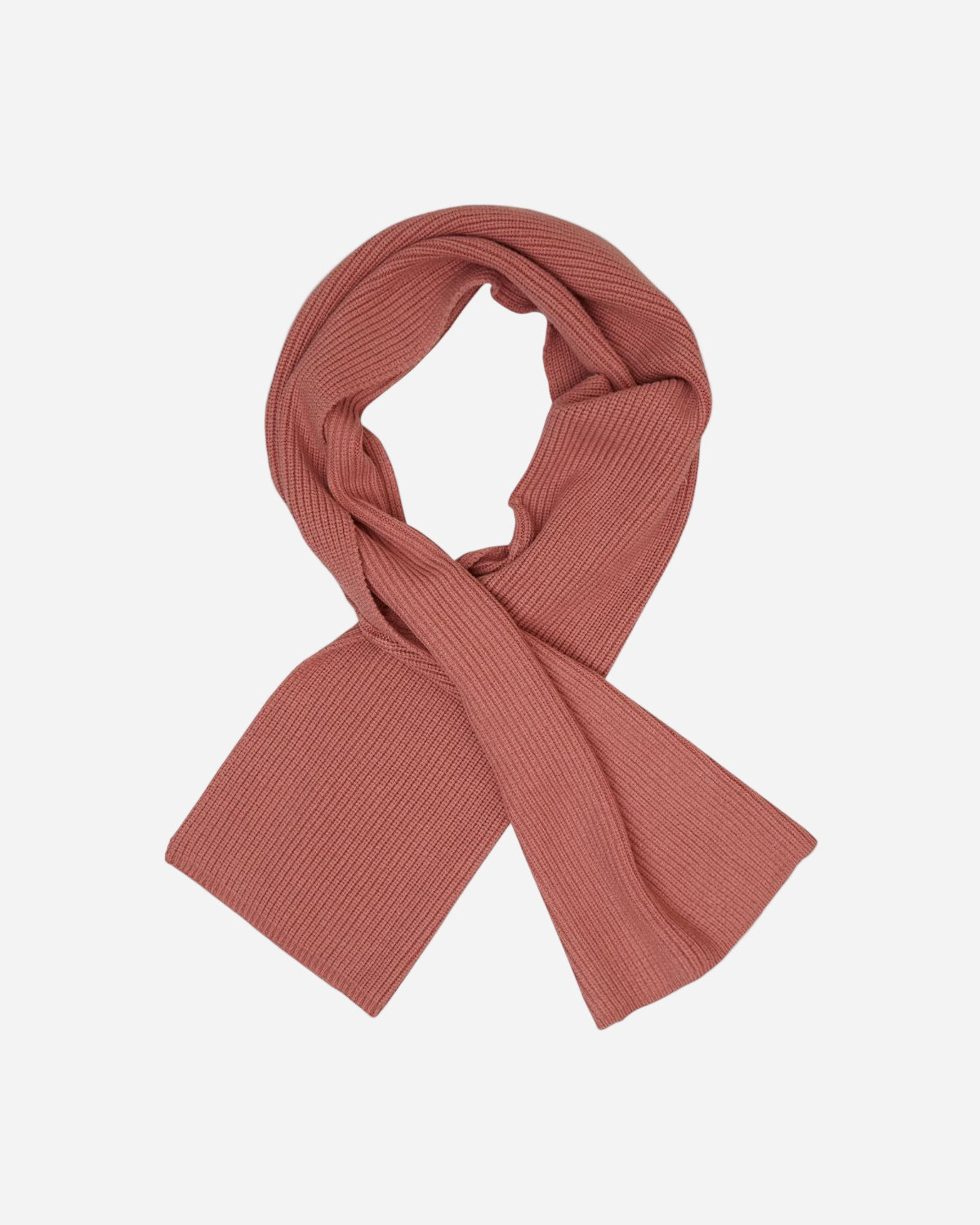 Pink scarf on a white background