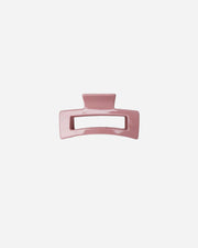 Glossy rose pink hair claw