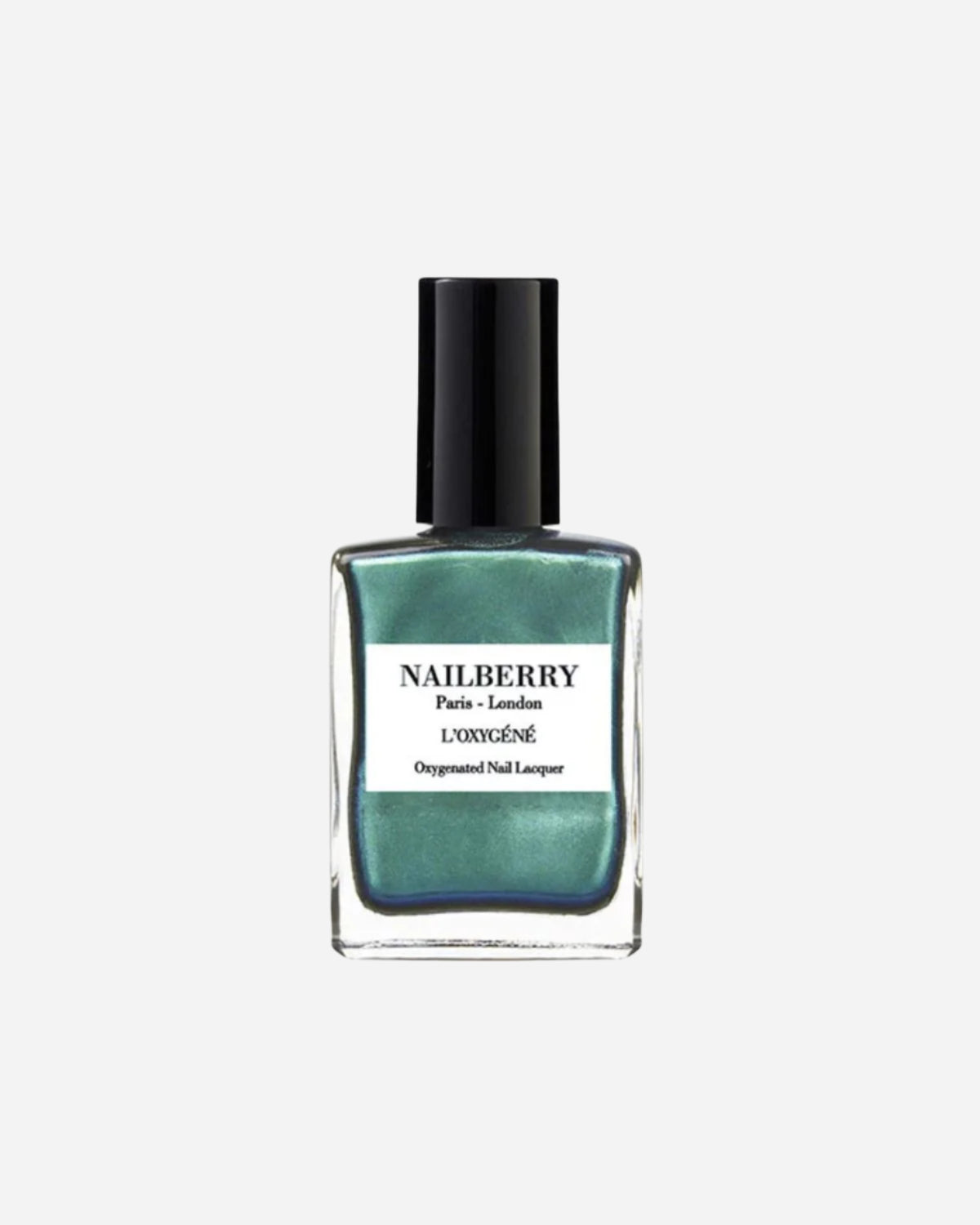 SHIMMERY GREEN NAIL POLISH