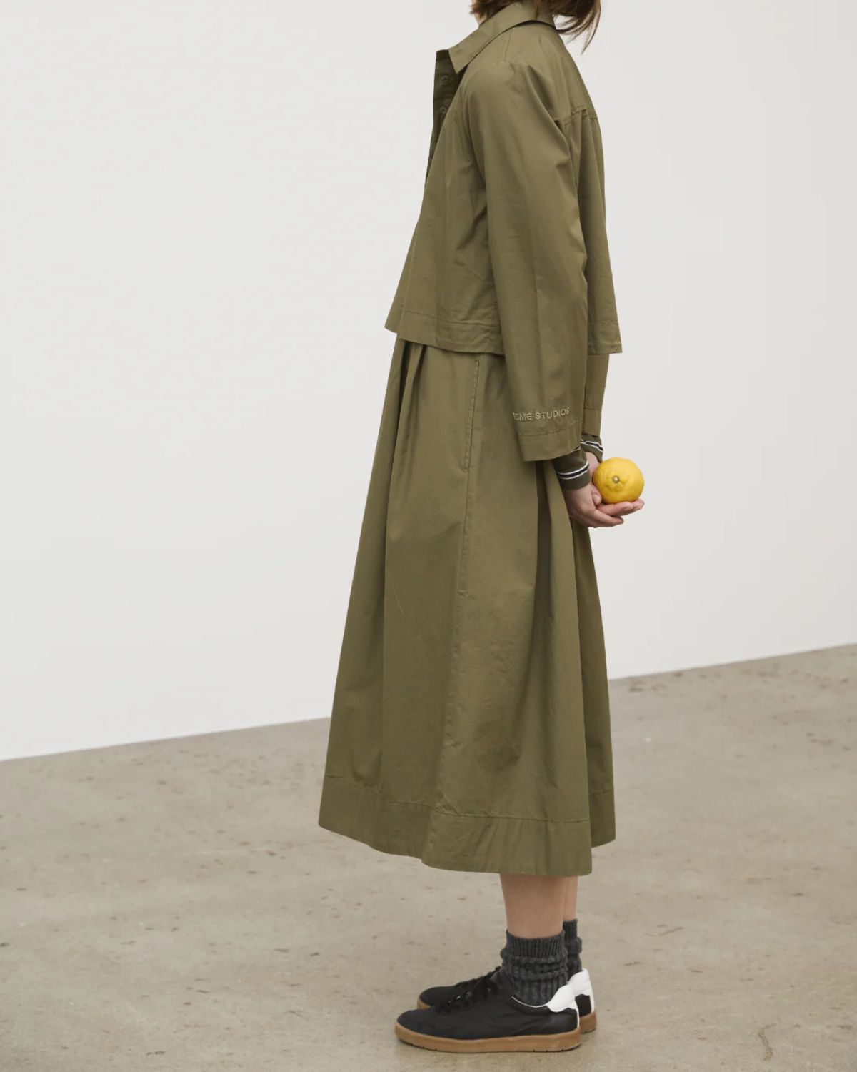 AMIRA DRESS WINTER MOSS