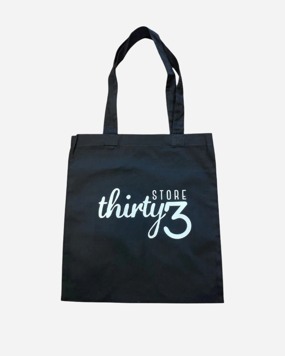 BLACK TOTE BAGS WITH STORE THIRTY3 LOGO
