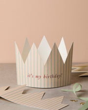 CROWN BLUE STRIPE CARD