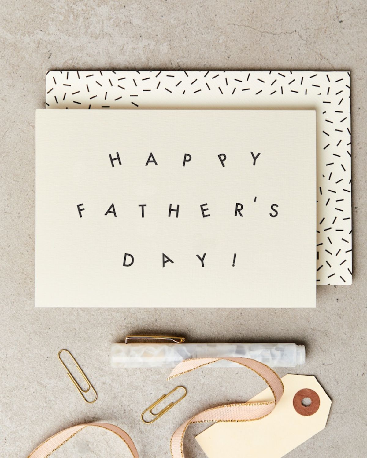 HAPPY FATHER'S DAY 25 CARD