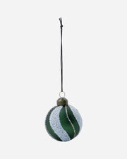 INTO GREEN GLASS BAUBLE