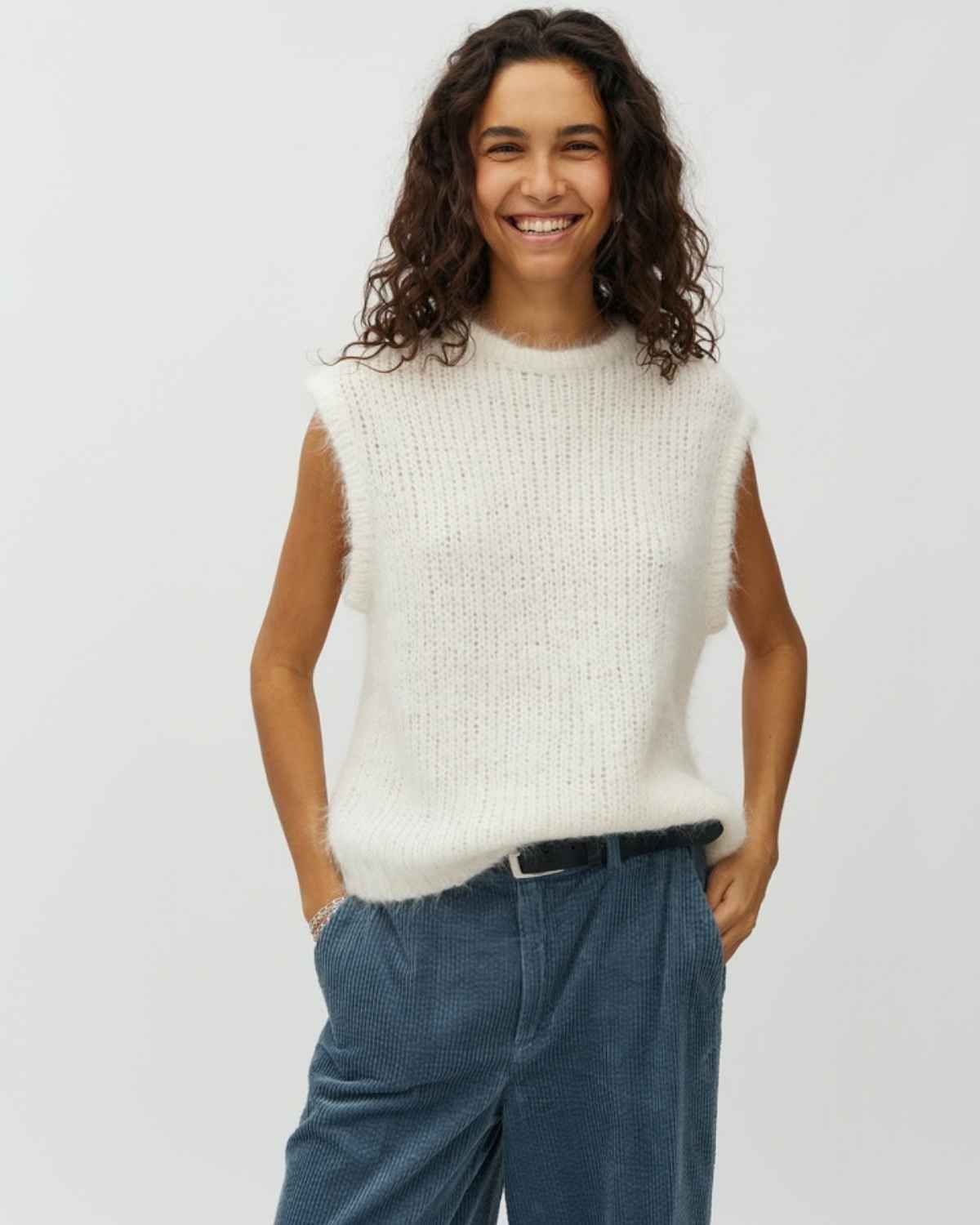 MUNCH KNIT TOP SUGAR