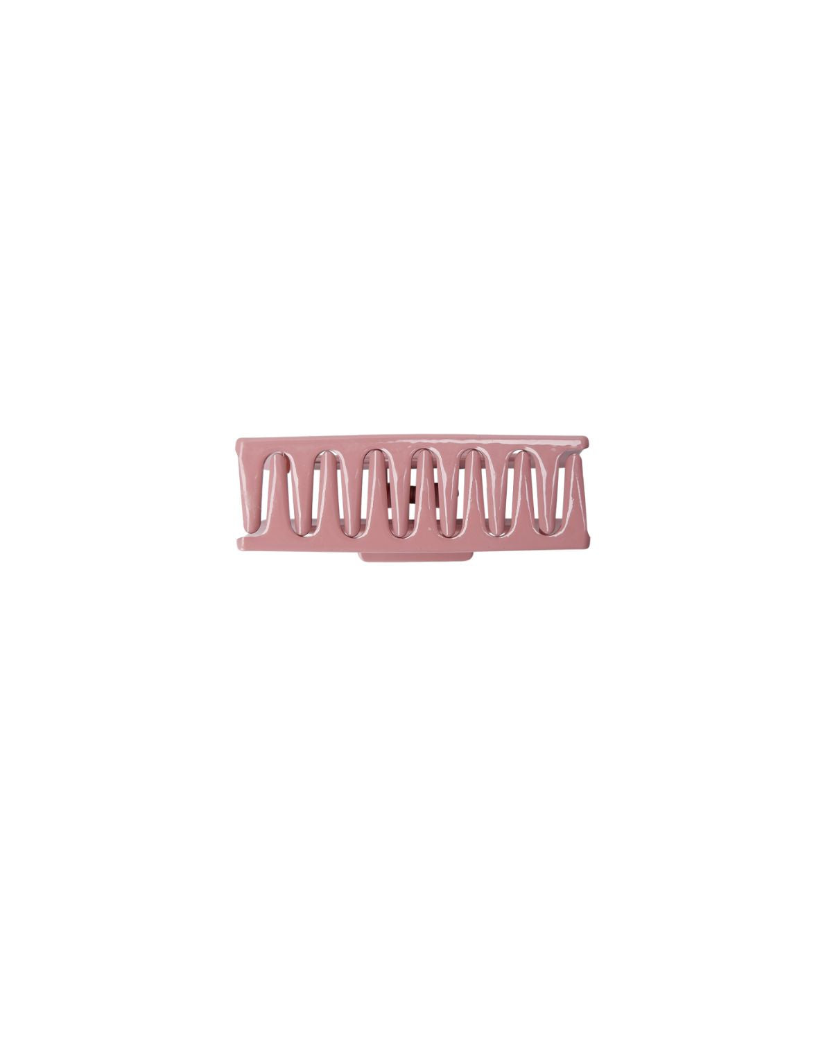 BERLIN GLOSSY HAIR CLAW - LIGHT ROSE