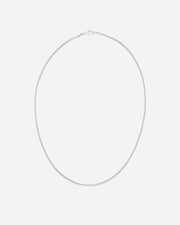LUXE FLAT SNAKE CHAIN NECKLACE SILVER