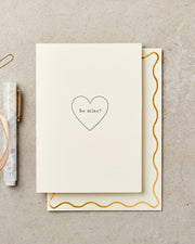 BE MINE HEART CARD