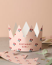 CROWN PINK POSY CARD