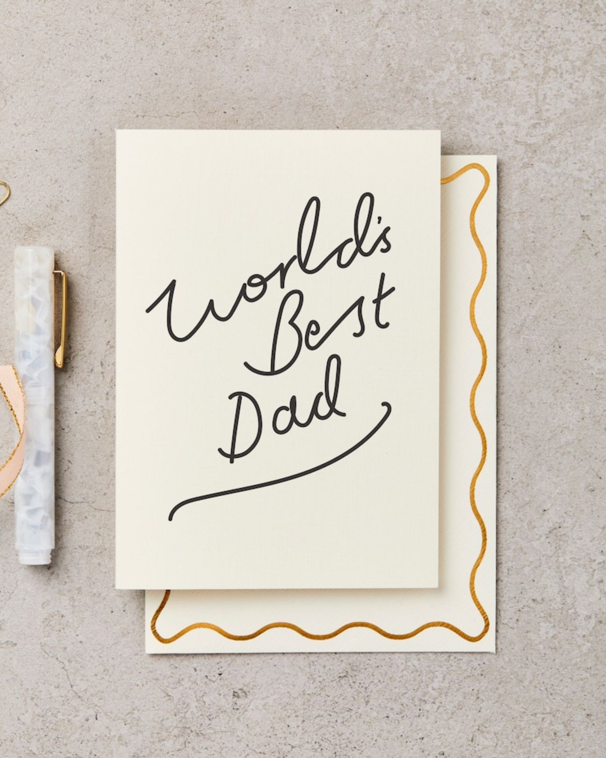 WORLDS BEST DAD CARD