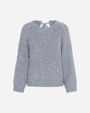 Gray textured blouse on a white background