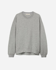 Gray sweatshirt on a light gray background