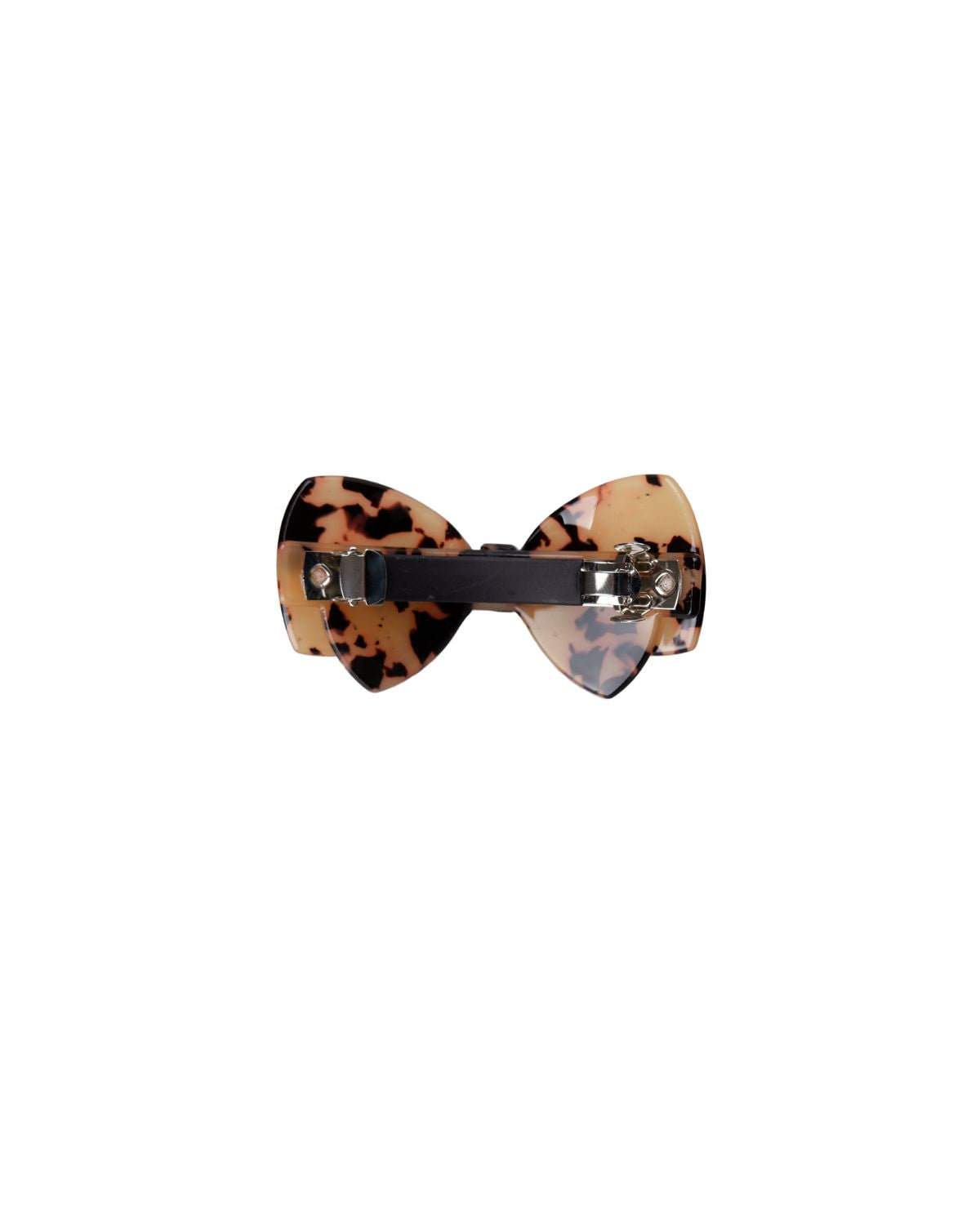SADIE BOW BARETTE - LIGHT TORTOISE