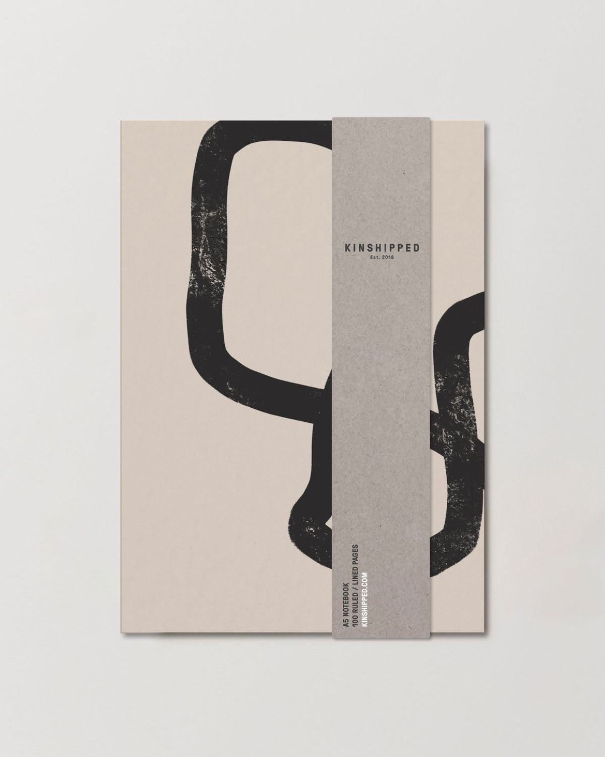 Notebook with abstract design 