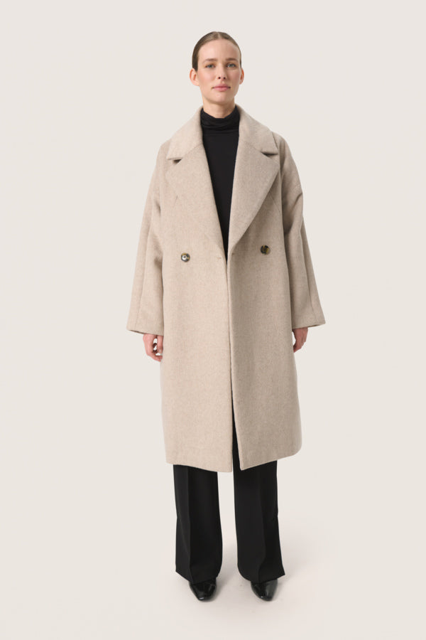 CALLIOPE COAT OATMEAL MELANGE