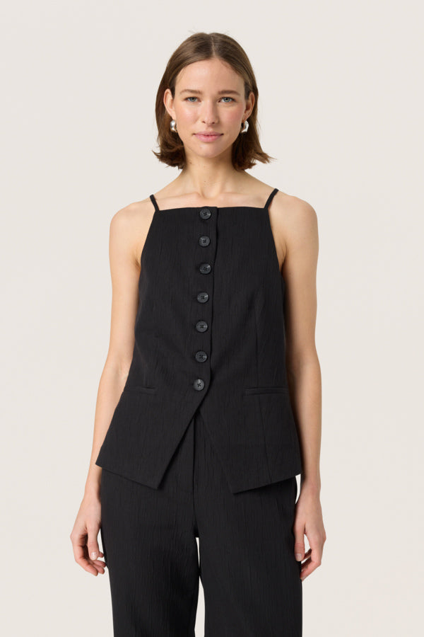 KAYLIE WAISTCOAT BLACK