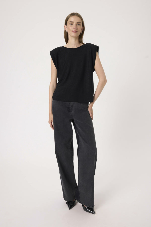 SKYLARA TANK TOP BLACK