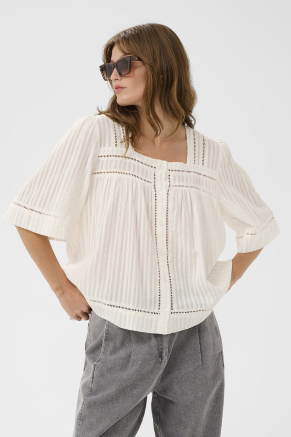 BIANCA BLOUSE BROKEN WHITE