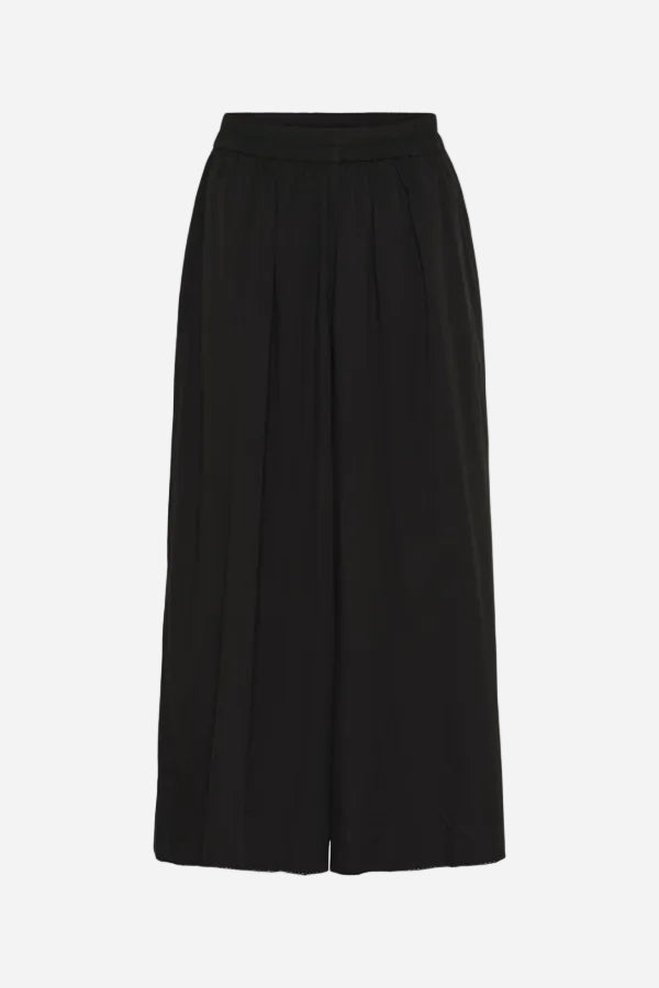 Black trousers on a white background