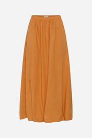 Orange skirt on a white background