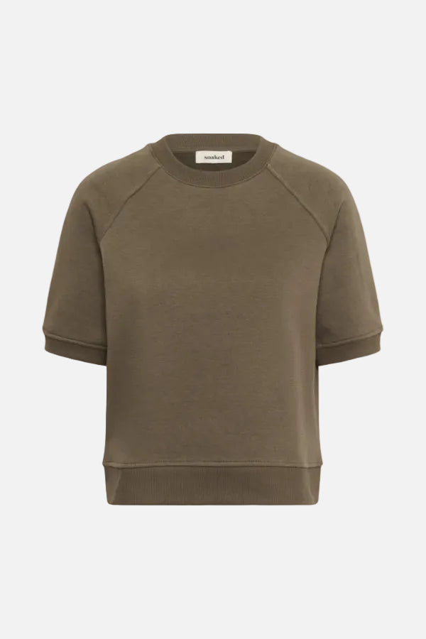 Brown sweatshirt on a white background