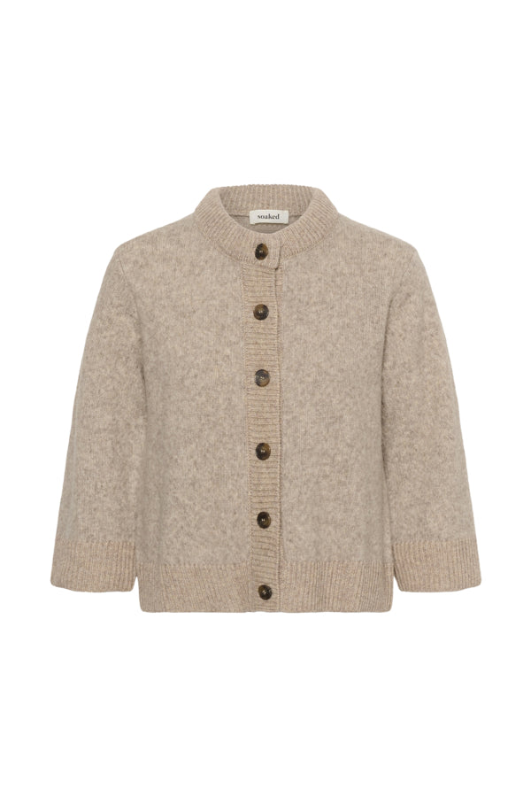 IDALIA CARDIGAN WALNUT MELANGE