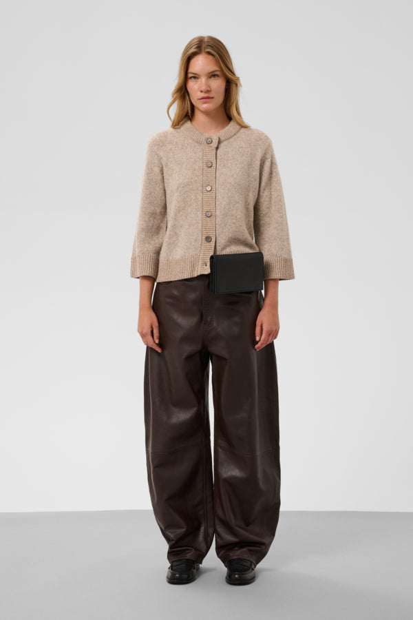 IDALIA CARDIGAN WALNUT MELANGE