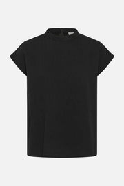 CEVILLA HIGHNECK BLOUSE BLACK
