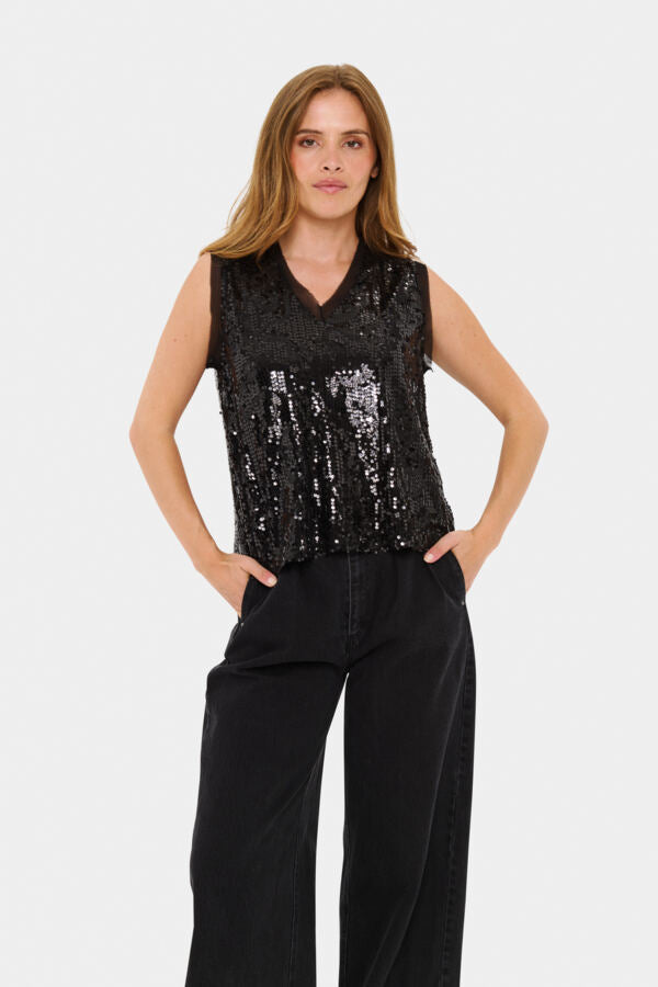 NUCIANA BLOUSE BLACK
