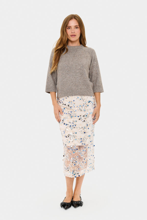 NOVA PULLOVER PULLOVER PINE BARK MEL