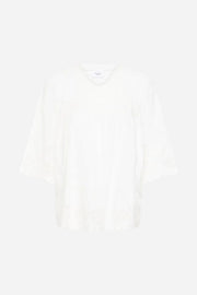 White BLOUSE on a white background