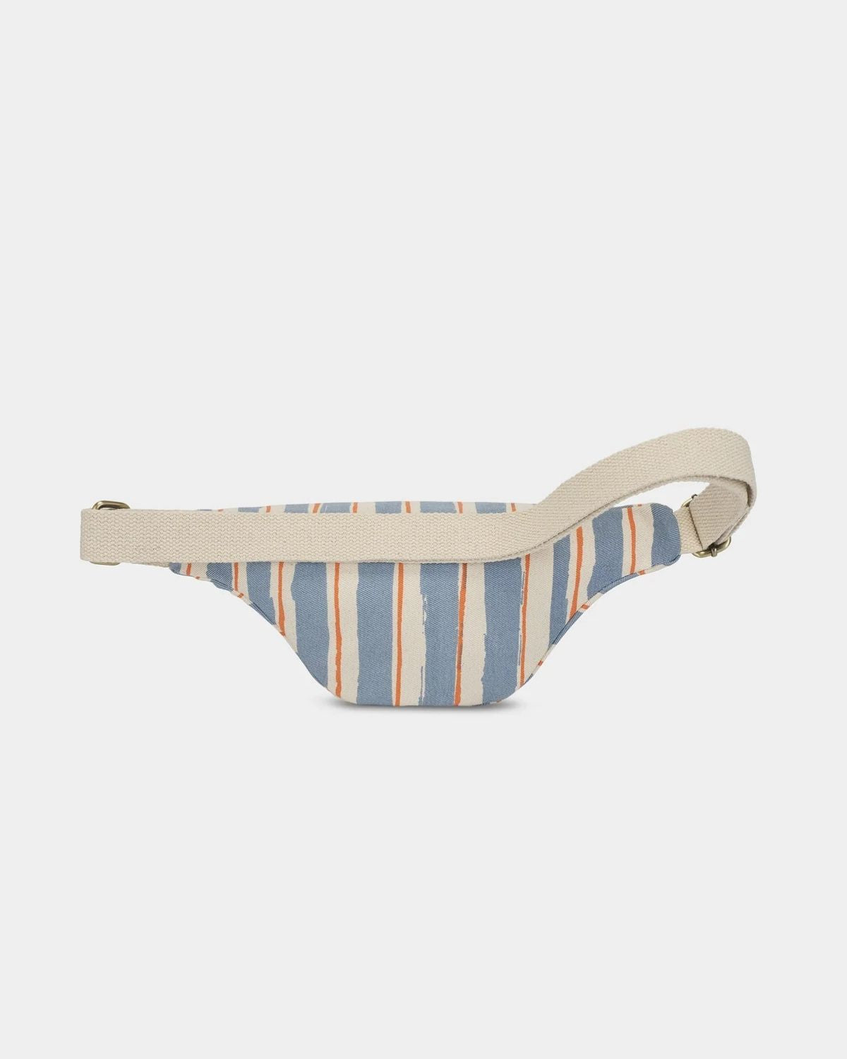 OLIVIA BELT BAG RAYURES ORANGE ET BLEU