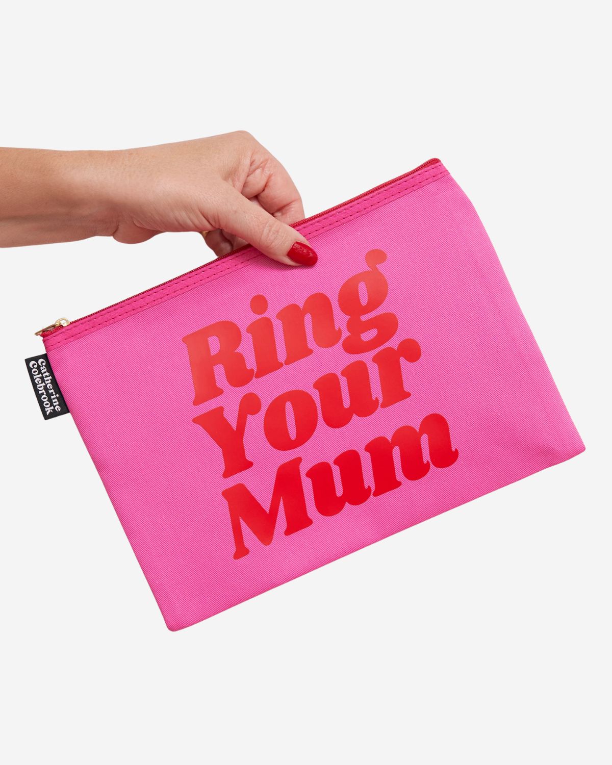 RING YOUR MUM PURSE PINK RED