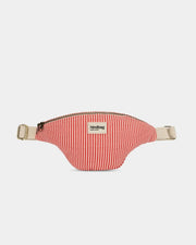 OLIVIA BELT BAG RAYURES ROUGE