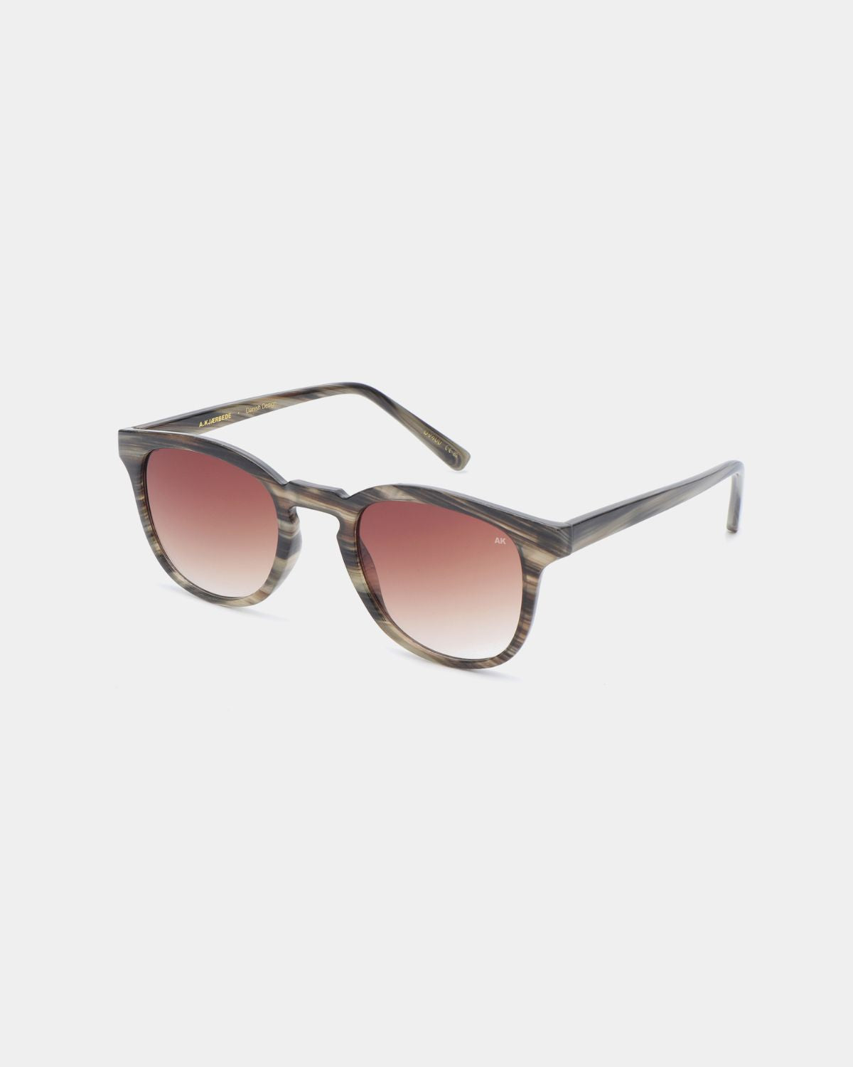 BATE STRIPED HORN SUNGLASSES