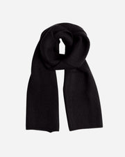Black scarf on a white background