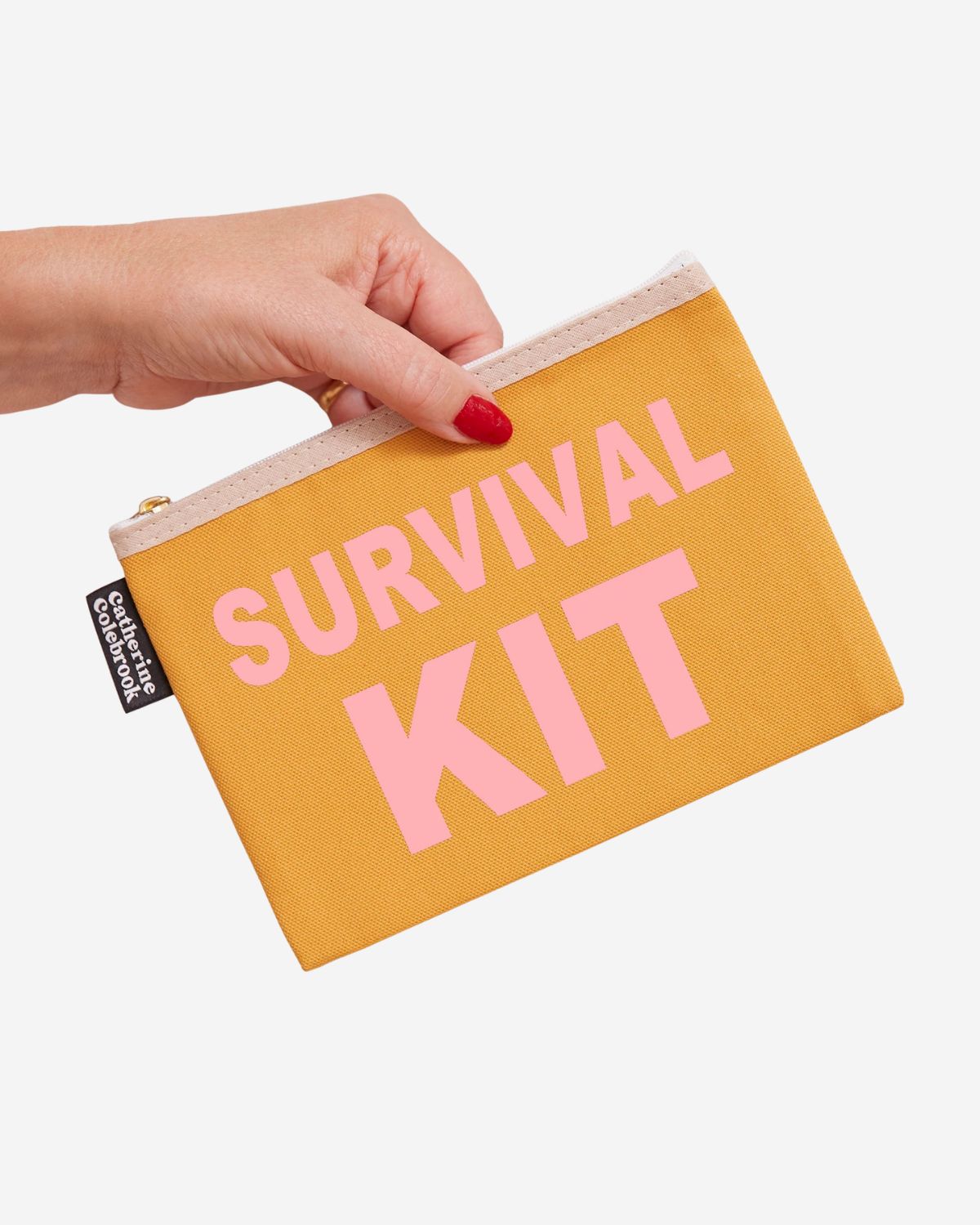 SURVIVAL KIT MEDIUM PURSE MUSTARD SALMON