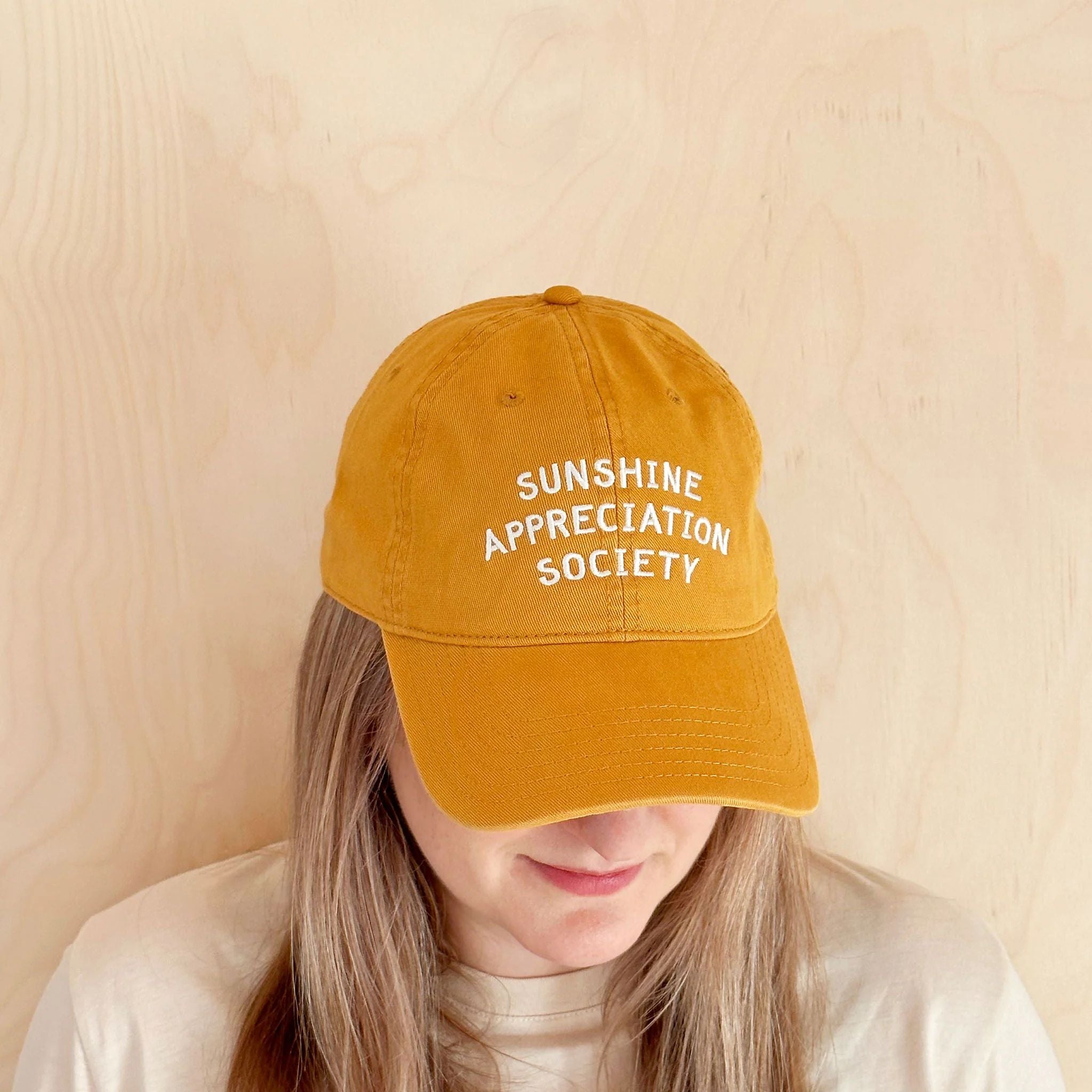 SUNSHINE APPRECIATION SOCIETY CAP YELLOW