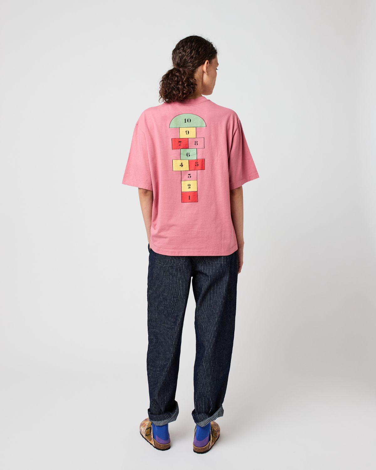 HOPSCOTCH RELAXED TEE PINK