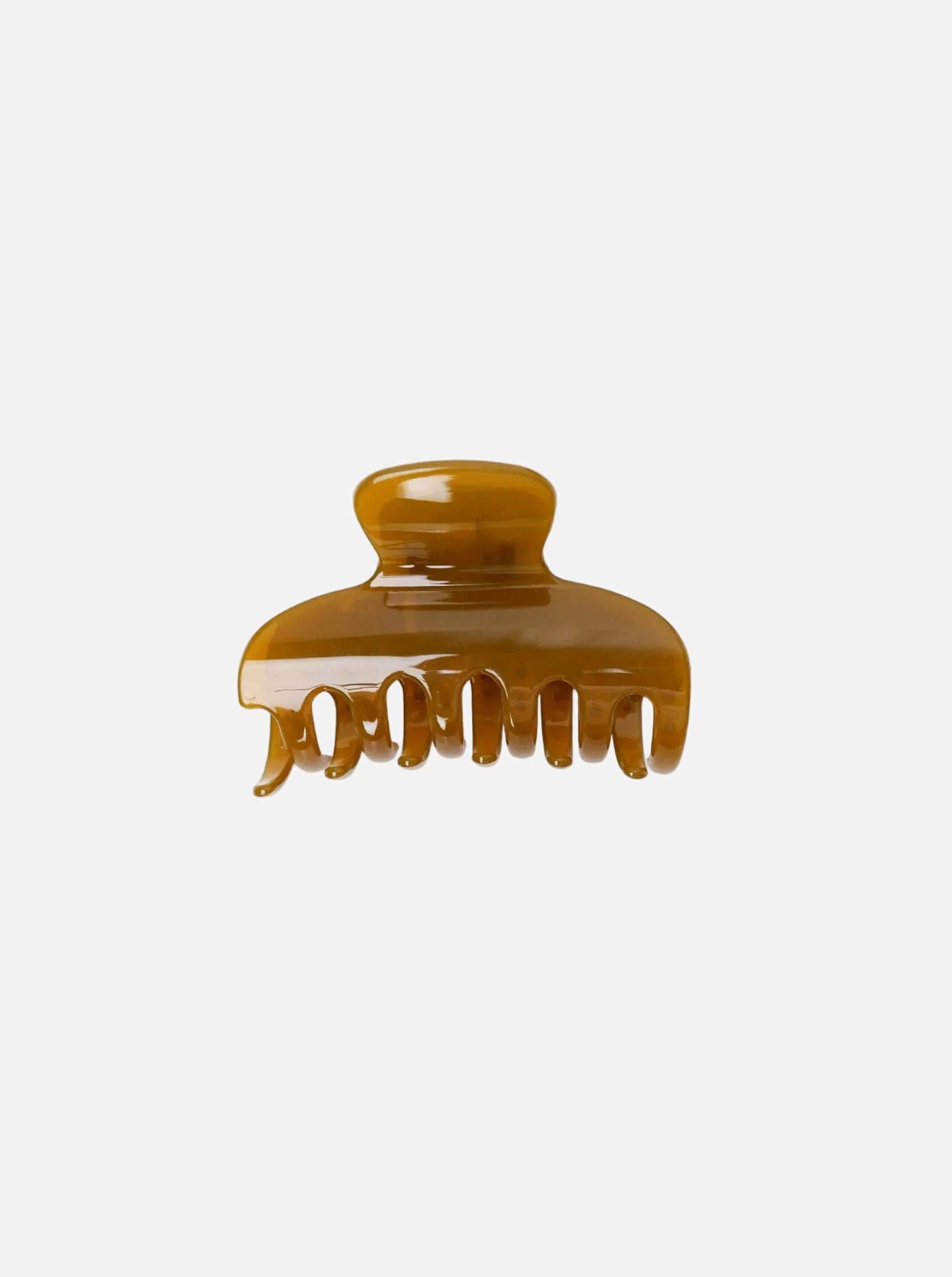 MUSTARD hair clip on a white background
