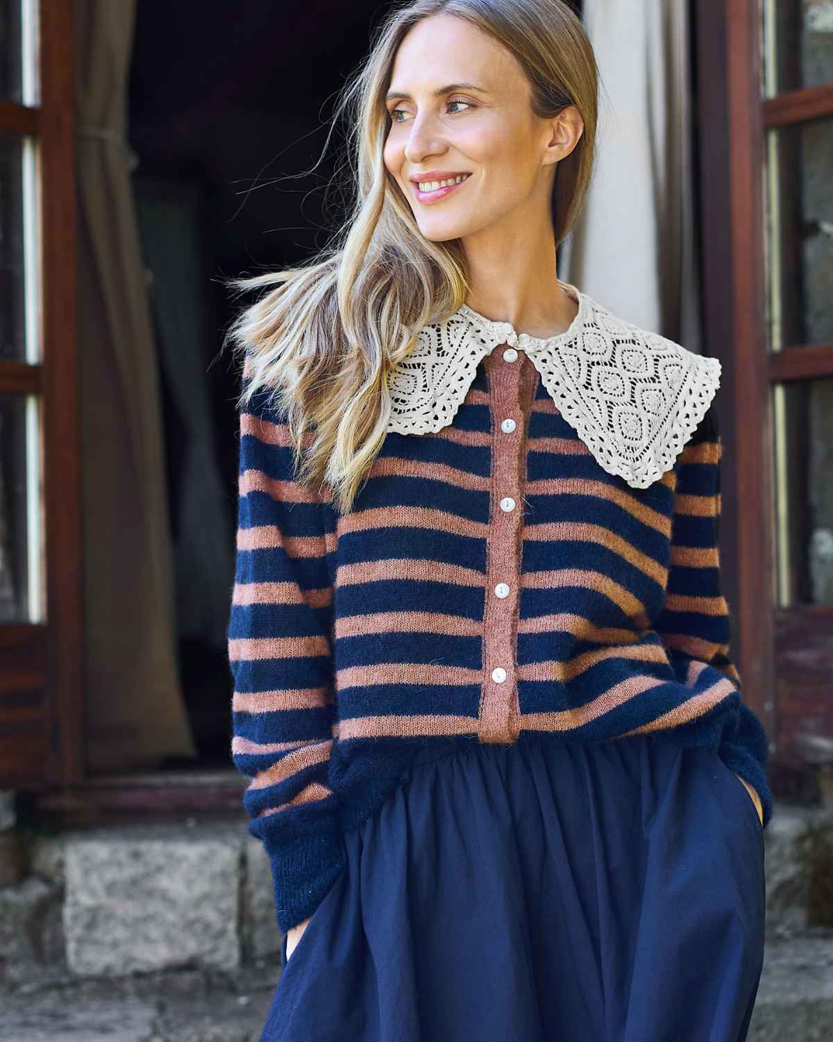 LILLY COLLAR CREME