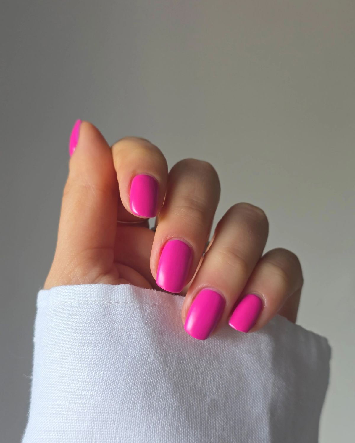 ELECTRIC PINK NAIL POLISH