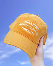 SUNSHINE APPRECIATION SOCIETY CAP YELLOW